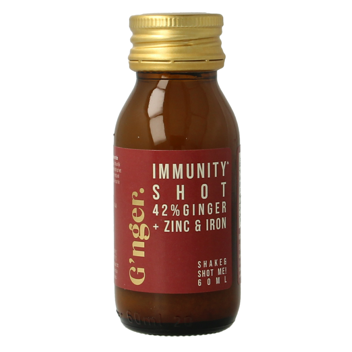 G'nger Shot gember vruchtensap immunity 60.00 Milliliter