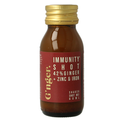 G'nger Shot gember vruchtensap immunity 60.00 Milliliter