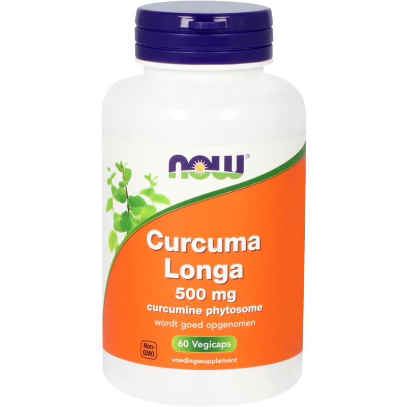 NOW Curcuma longa 500mg (curcumine phytosome) 60.00 Vegetarische capsules
