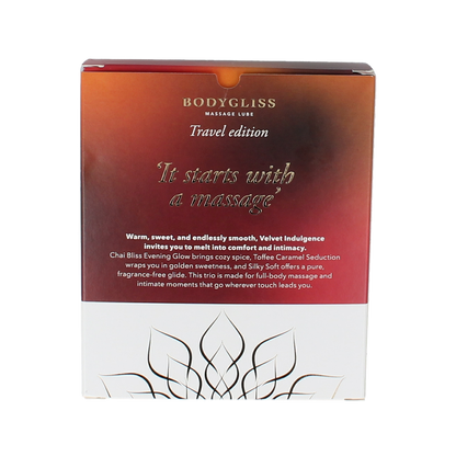 Bodygliss Velvet indulging three-pack travel edition 150.00 Milliliter