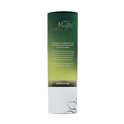 Bodygliss Massage olie/glijmiddel minty mojito 150.00 Milliliter