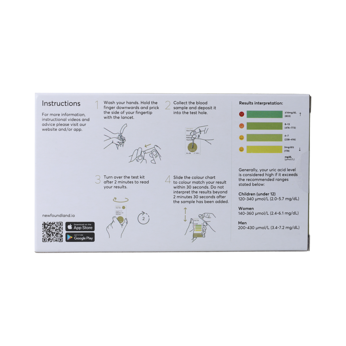 The Tester Gout test (urinezuur test - Jichttest) 1.00 Stuks