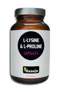 Hanoju L-Lysine & L-Prolin 90.00 Vegetarische capsules