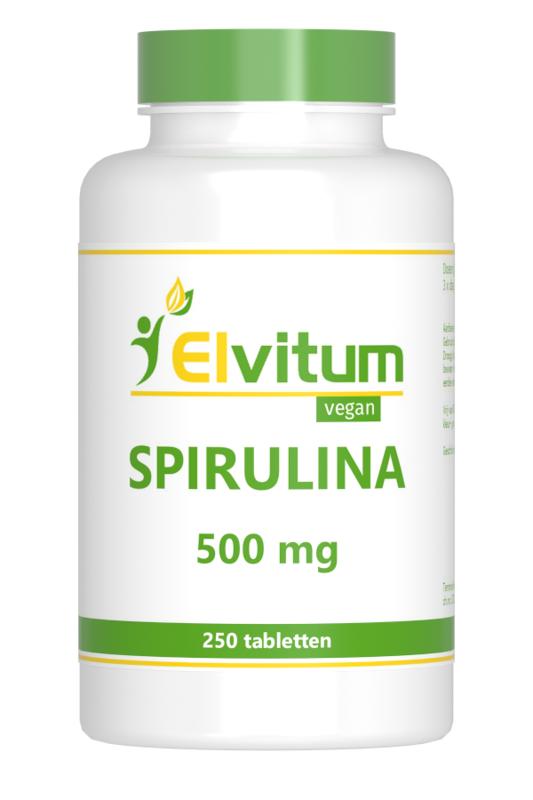 Elvitum  Spirulina 500mg 250.00 Tabletten