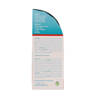 Colourwell 100% Natuurlijke haarkleur mahonie 100.00 Gram