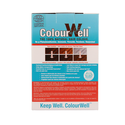 Colourwell 100% Natuurlijke haarkleur mahonie 100.00 Gram