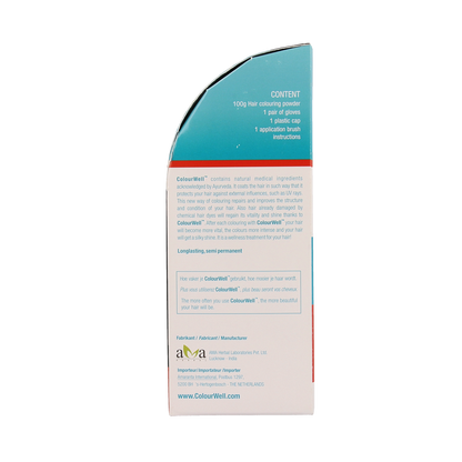 Colourwell 100% Natuurlijke haarkleur mahonie 100.00 Gram