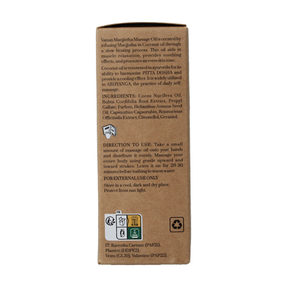 Vanan Manjistha massage oil 90.00 Milliliter