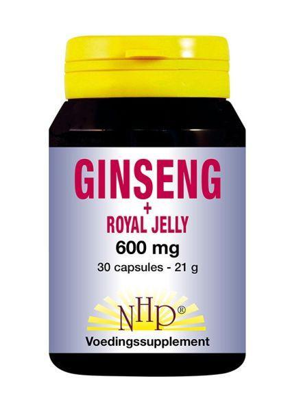 NHP Ginseng royal jelly 600mg 30.00 Capsules