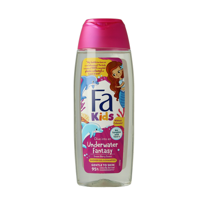 FA Kids douche & shampoo mermaid 250.00 Milliliter