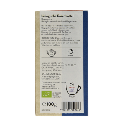 Sonnentor Rozenbottel thee los bio 100.00 Gram