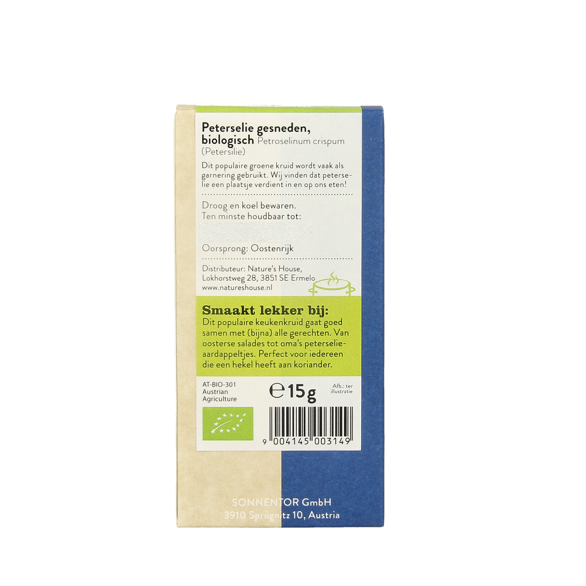 Sonnentor Peterselie bio 15.00 Gram