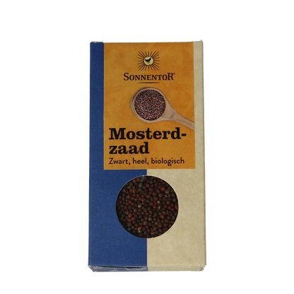 Sonnentor Zwart mosterdzaad bio 80.00 Gram
