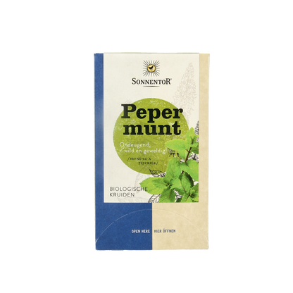 Sonnentor Pepermunt thee bio 18.00 Zakjes
