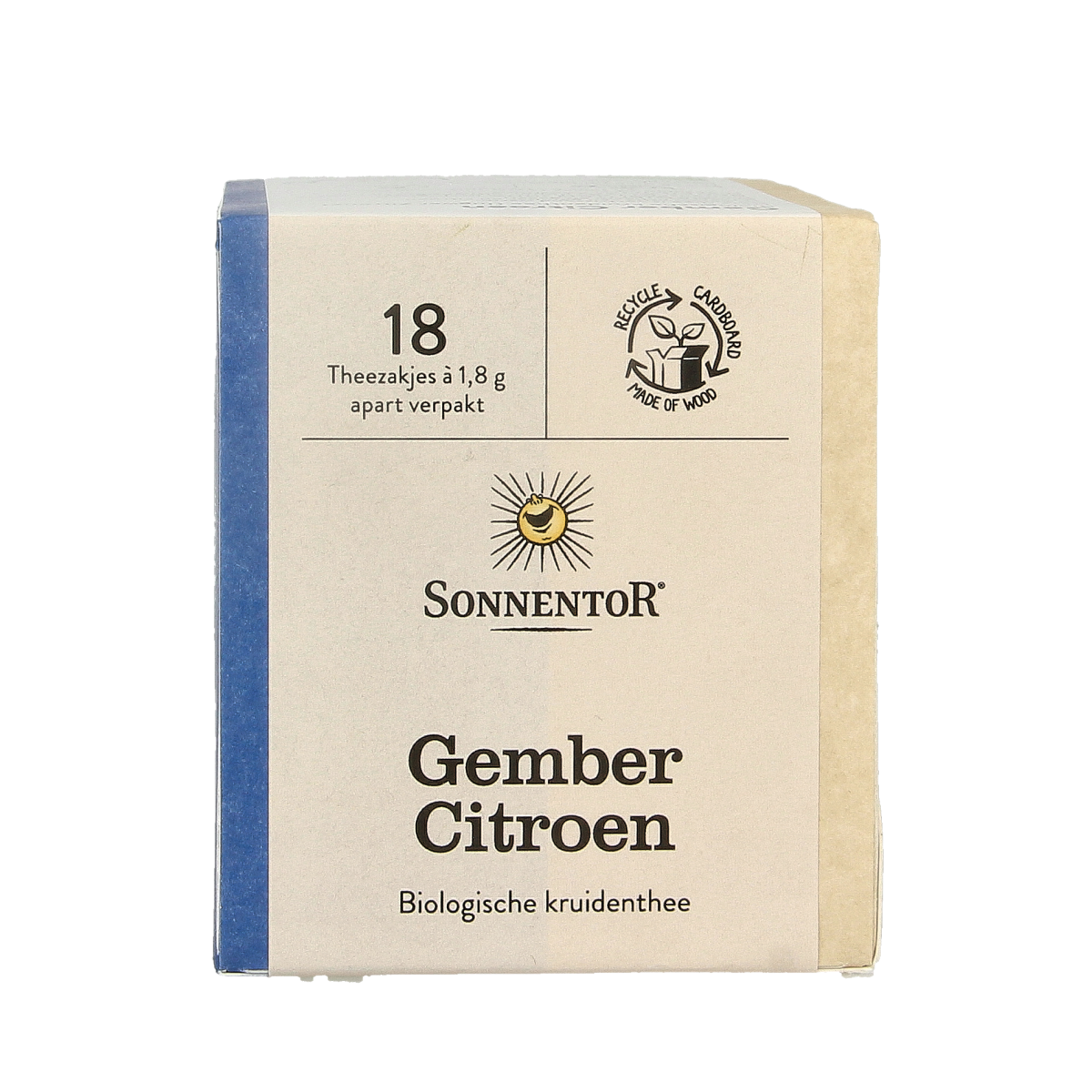 Sonnentor Gember citroen thee bio 18.00 Zakjes