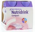 Nutridrink Compact aardbei 125ml 4.00 Stuks