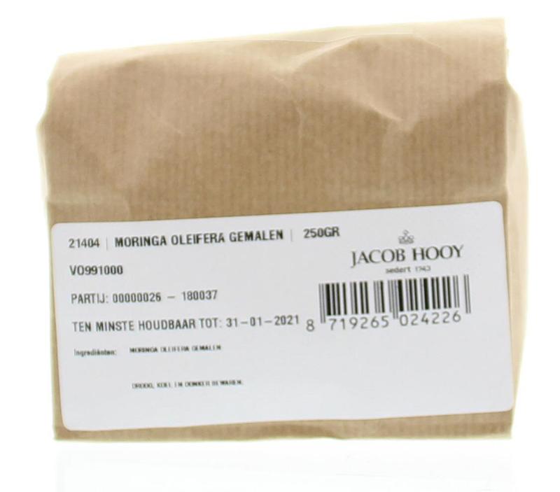 Jacob Hooy Moringa oleifera gemalen 250.00 Gram