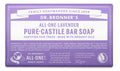 Dr Bronners Barsoap lavendel 140.00 Gram