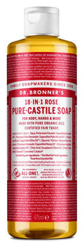 Dr Bronners Liquid soap roos 475.00 Milliliter