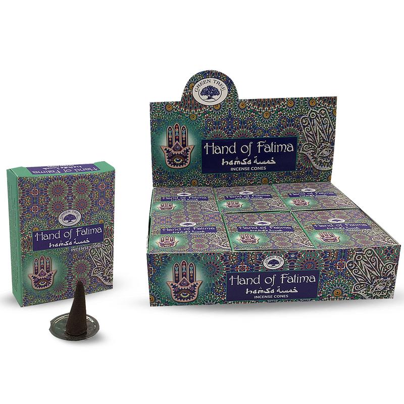 Green Tree Kegelwierook hand of Fatima 10 Stuks