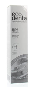 Ecodenta Tandpasta extra triple effect witte klei 100.00 Milliliter