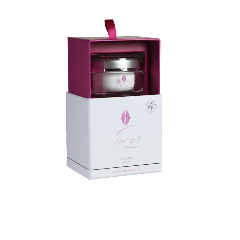 Yverum Hyaluron creme 24 hour vegan 50.00 Milliliter