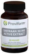 Proviform Saffraan 30 mg active extract 60.00 Vegetarische capsules
