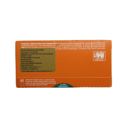 Dilmah Ceylon supreme classic 25.00 Zakjes