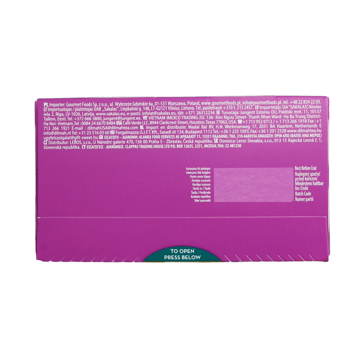 Dilmah Jasmine green tea selection  20.00 Zakjes