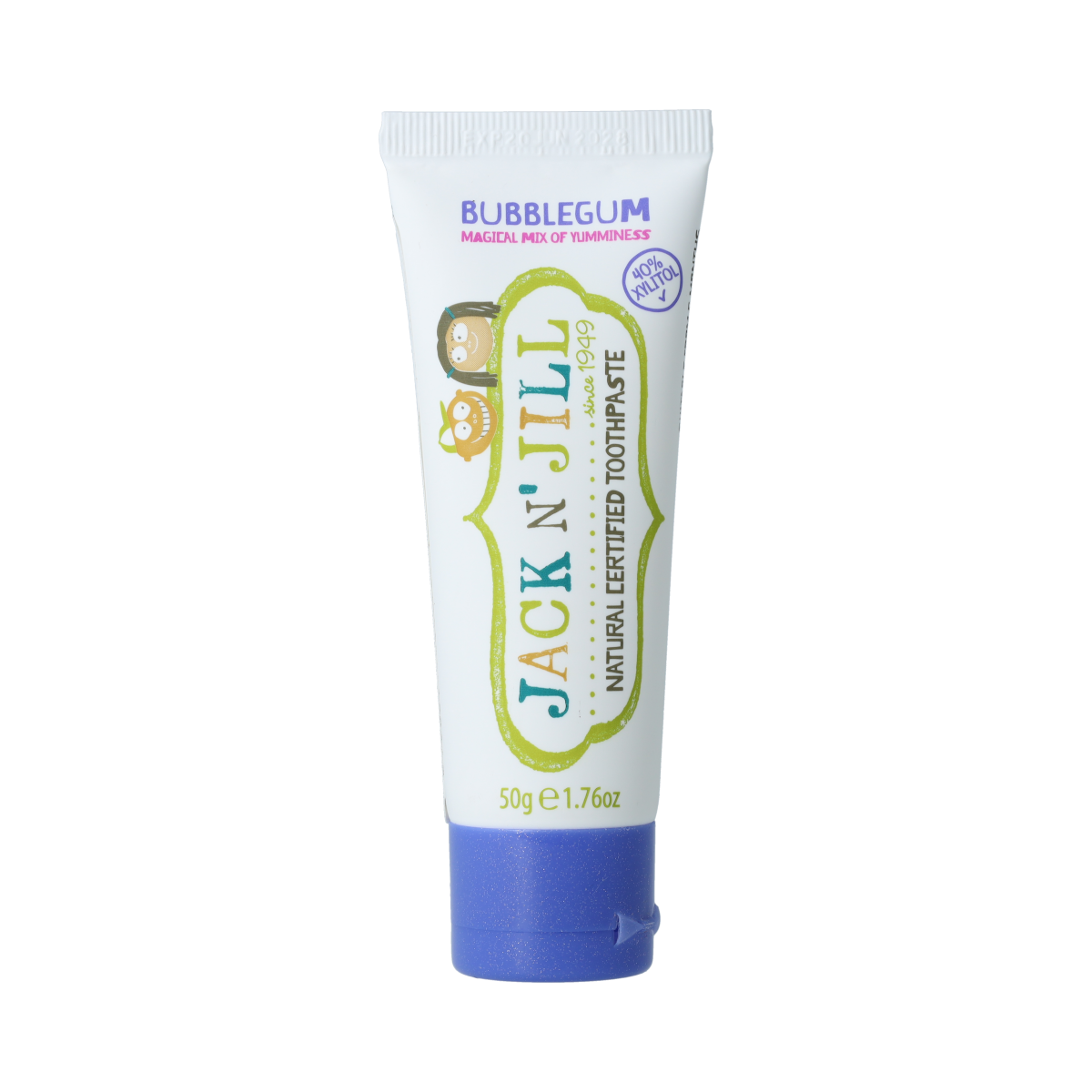 Jack N Jill Natural Toothpaste Bubblegum 50.00 Gram
