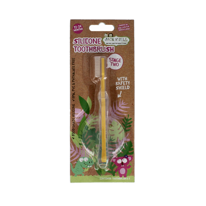Jack N Jill Silicone toothbrush 1.00 Stuks
