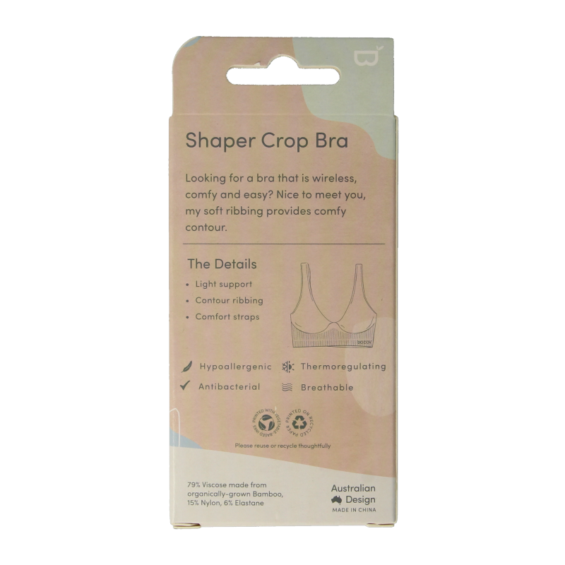 Boody  Shaper crop bh blush S 1 Stuks