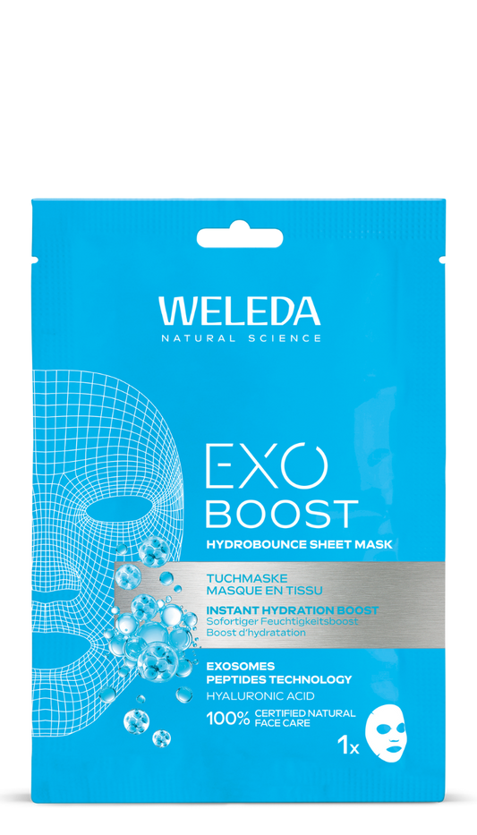 Weleda Exo boost hydrobounce sheet mask bio 20.00 Milliliter