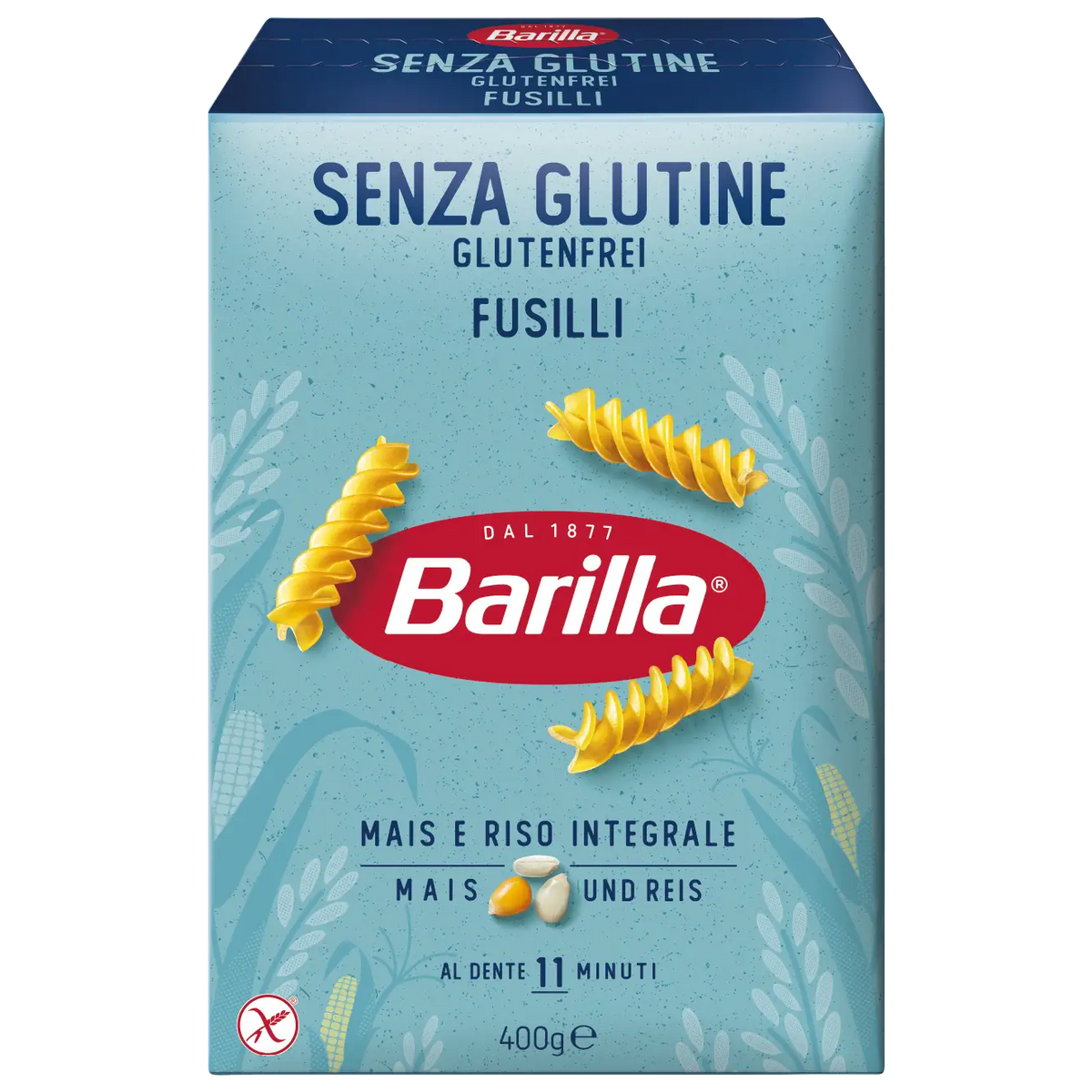 Barilla Fusilli glutenvrij 400.00 Gram