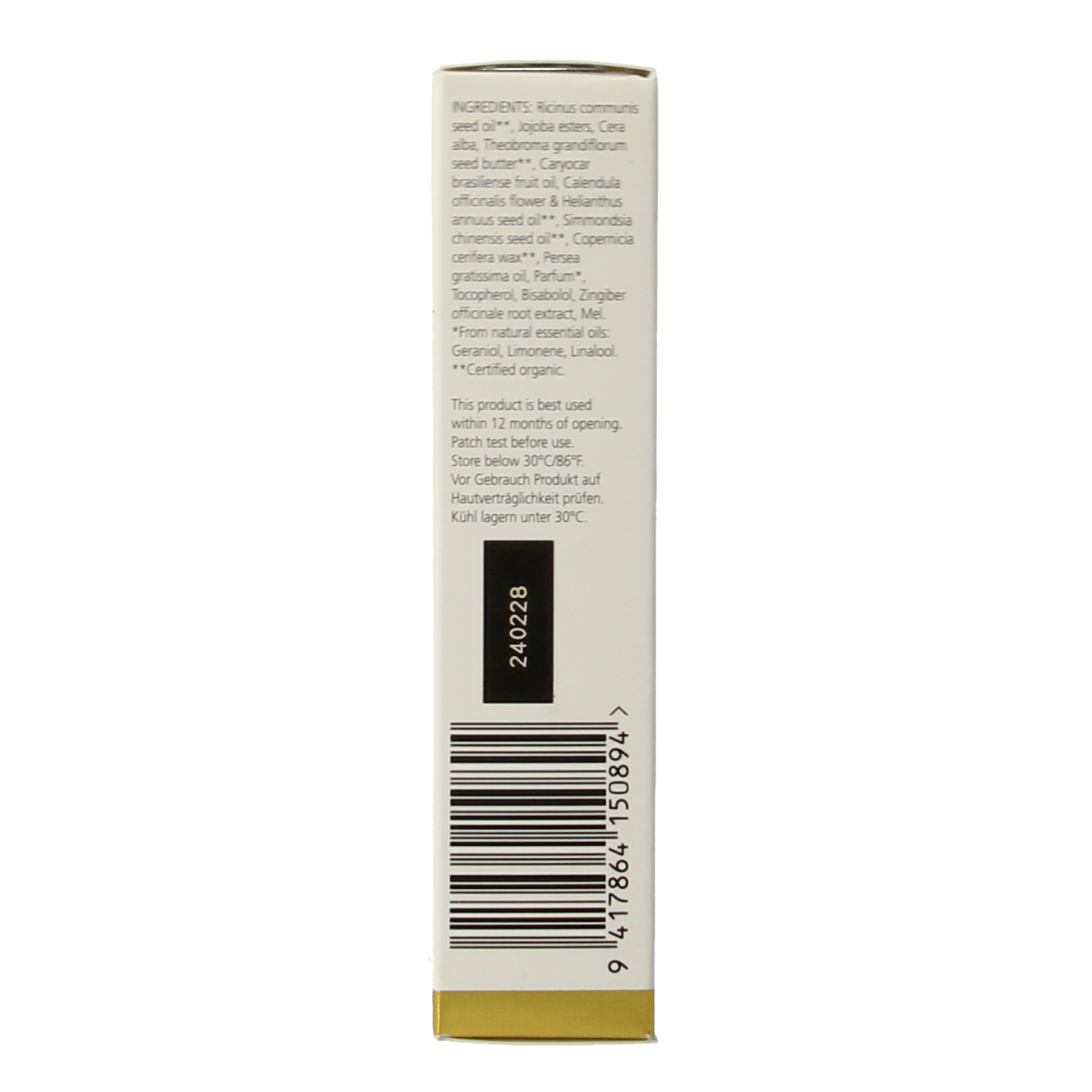 Living Nature Lippenbalsem 10.00 Milliliter