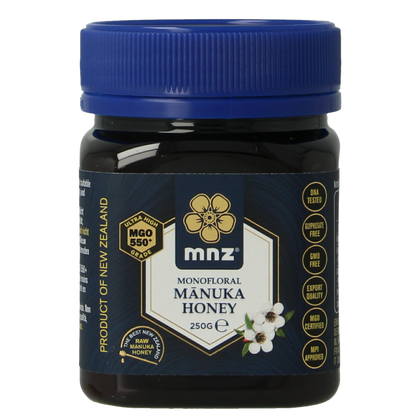 MNZ (Manuka New Zealand) Manuka Honing MGO 550+ 250.00 Gram