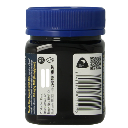 MNZ (Manuka New Zealand) Manuka Honing MGO 550+ 250.00 Gram
