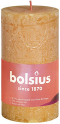 Bolsius Rustiekkaars shine 100/50 honeycomb yellow 1.00 Stuks