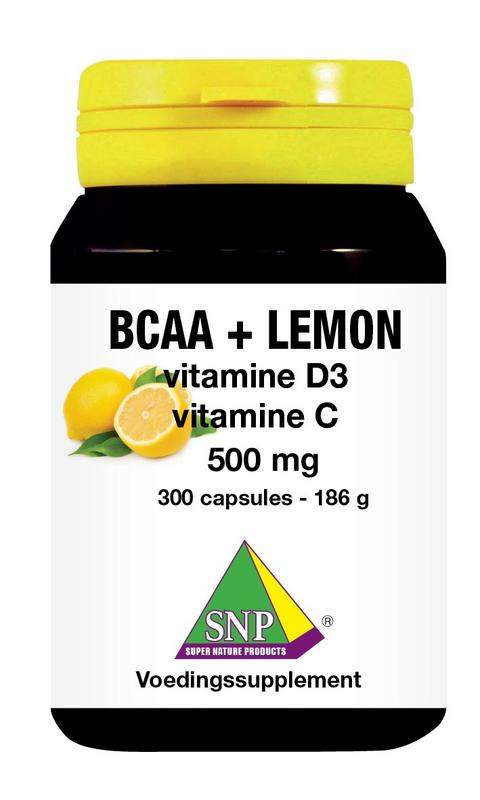 SNP BCAA lemon vitamine D3 vitamine C 500mg 300.00 Capsules
