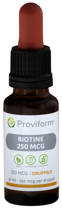 Proviform Biotine 250mcg druppels 20.00 Milliliter