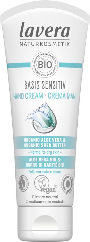Lavera Basis Sensitiv handcreme/handcream bio 75.00 Milliliter