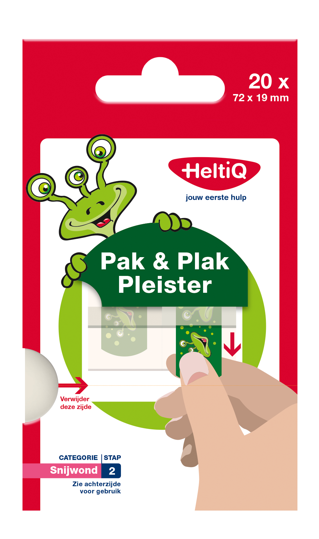 Heltiq Pak & plak groen 20.00 Stuks