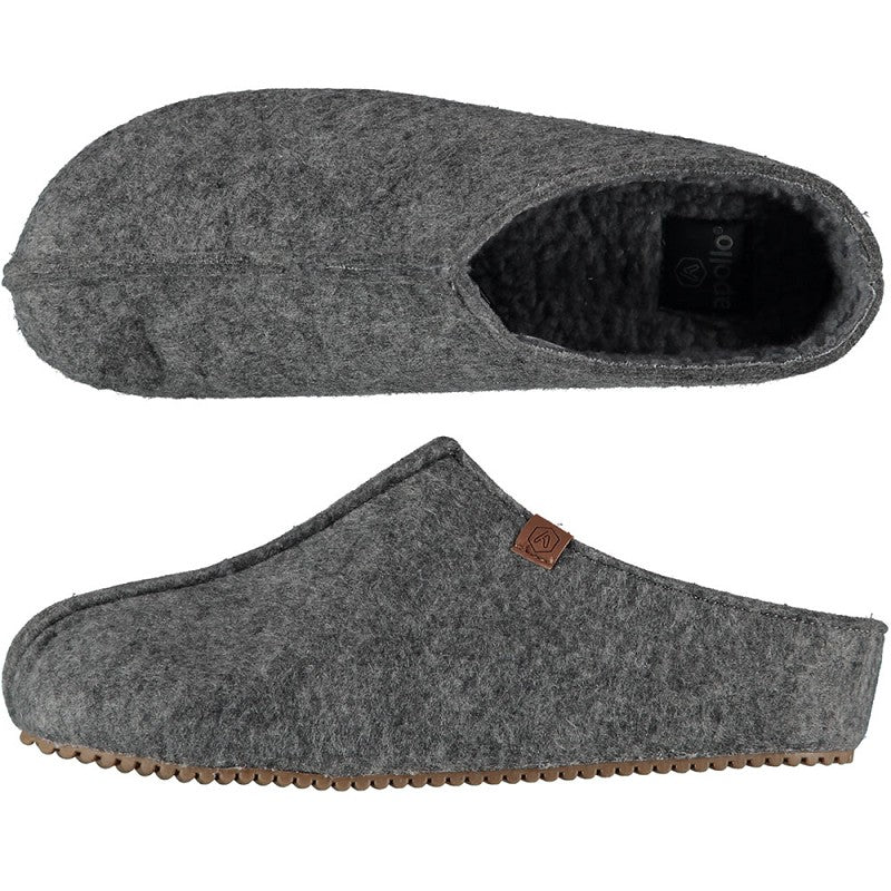 Apollo Zweedse slof grijs maat 43/44 1 Paar