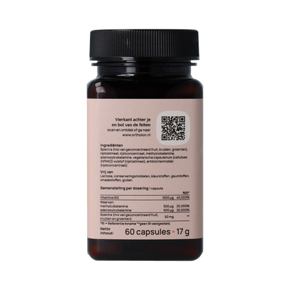 Ortholon Vitamine B12 Vegan 60.00 Capsules