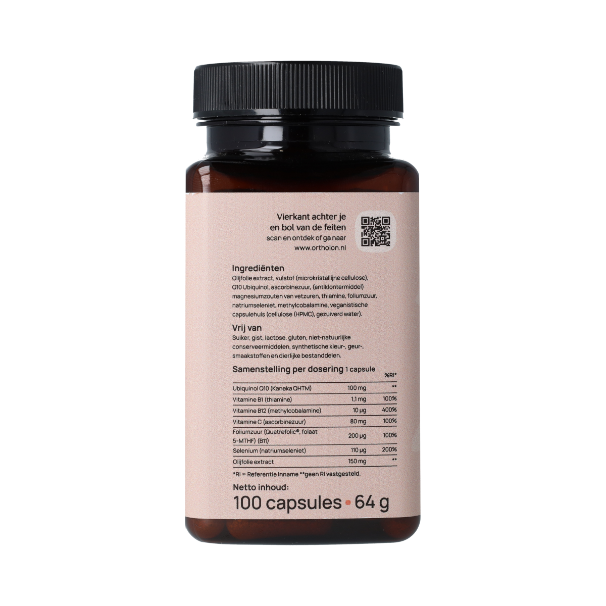 Ortholon Energiecomplex B12 & Q10 100.00 Capsules