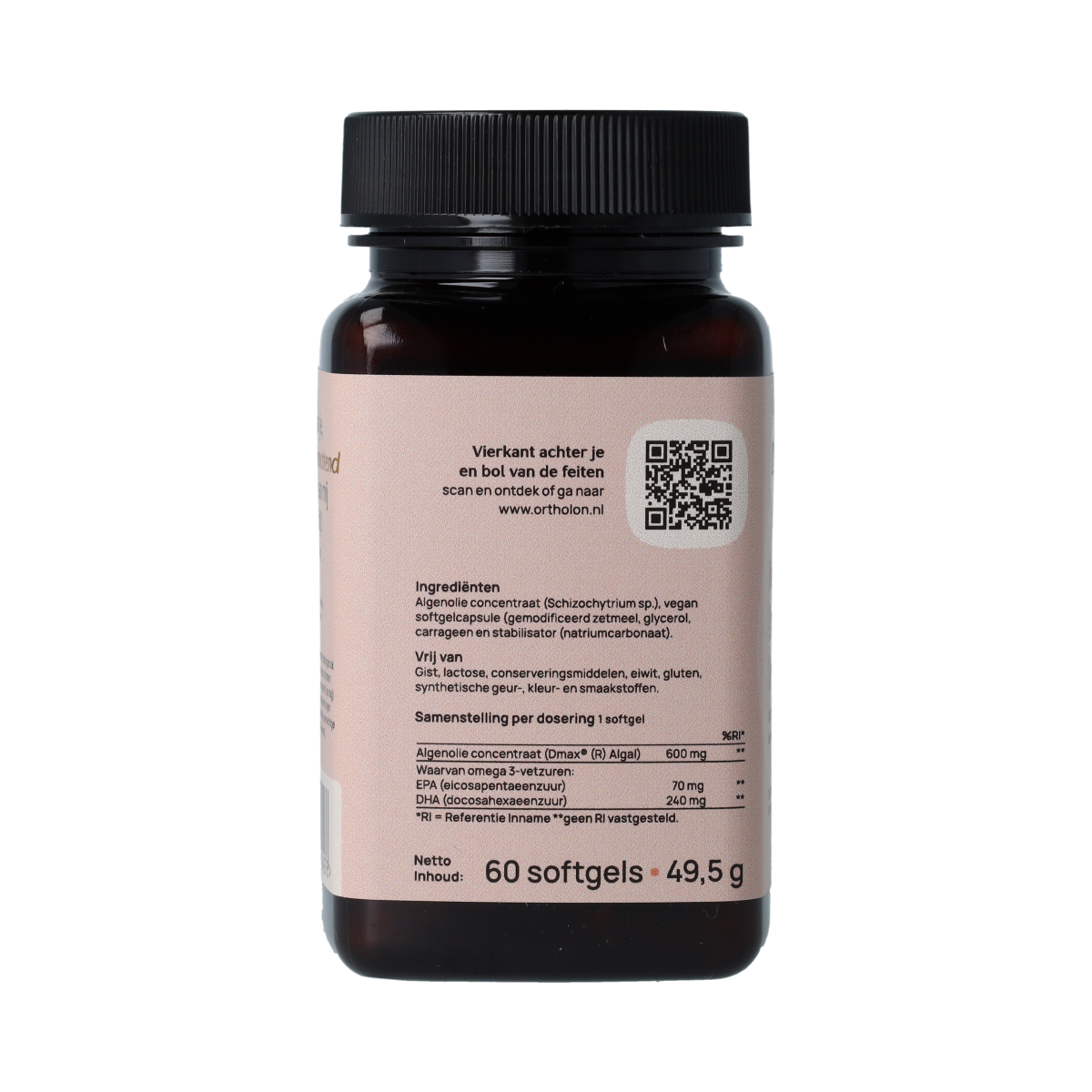 Ortholon Algenolie Omega 3 Vegan 60.00 Softgels