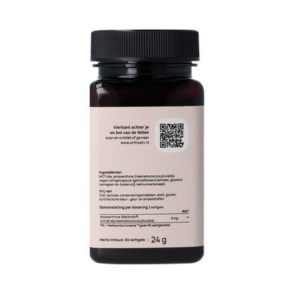 Ortholon Astaxanthine Vegan 60.00 Softgels