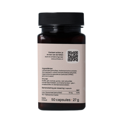 Ortholon IJzer Liposomaal 50.00 Capsules
