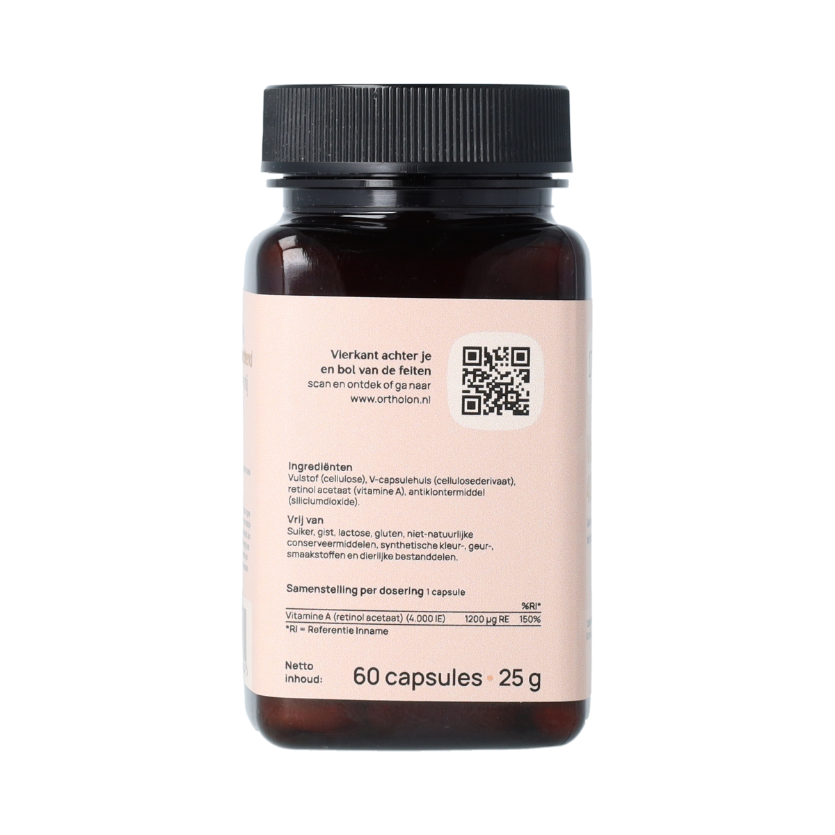 Ortholon Vitamine A 4000IE 60.00 Capsules