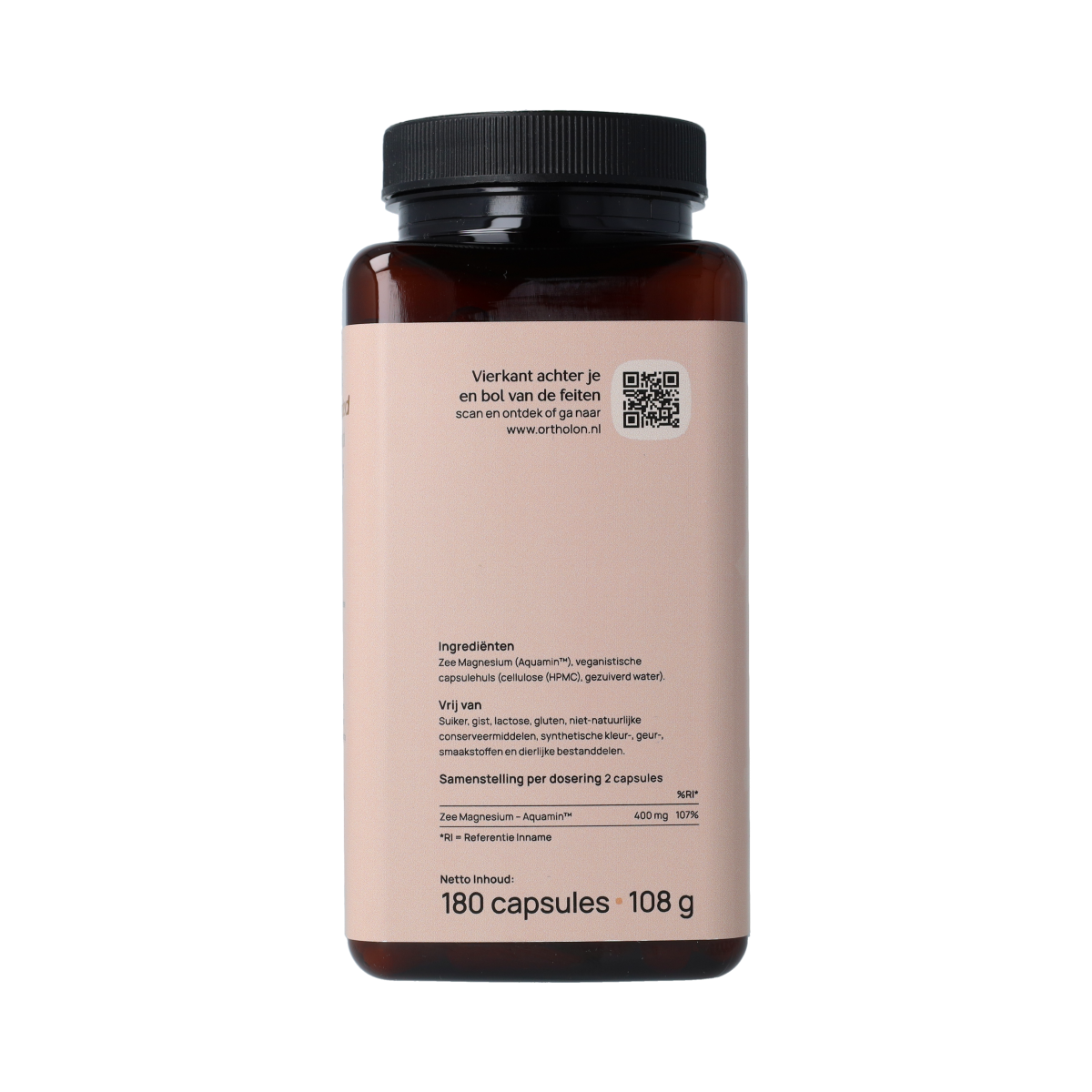 Ortholon Aquamin Zee Magnesium Vegan 180.00 Capsules
